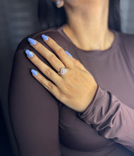 Two-Tone Heart Ring - Layered Love, Sparkling Center NoorDazzle