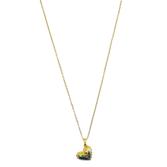 Elegant Heart Pendant Necklace